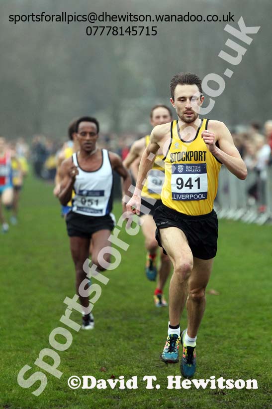 Senior men's European Cross Country Trials, Sefton Park, Liverpool. Photo: David T. Hewitson/Sports for All Pics